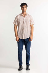 Beige Digital Printed Casual Shirt MN-CS-PD23-001